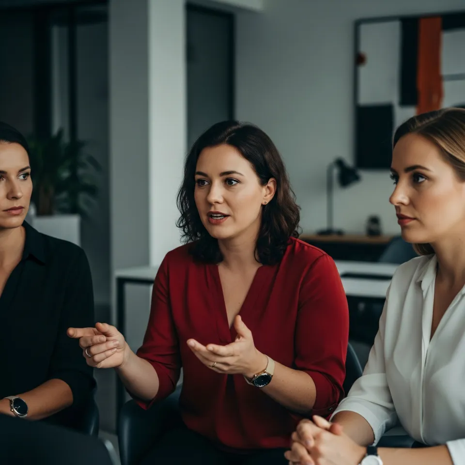 Carmen Morales liderando equipo